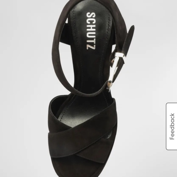 Penelope Suede Ankle-Strap Platform Sandals - Picture 3 of 4